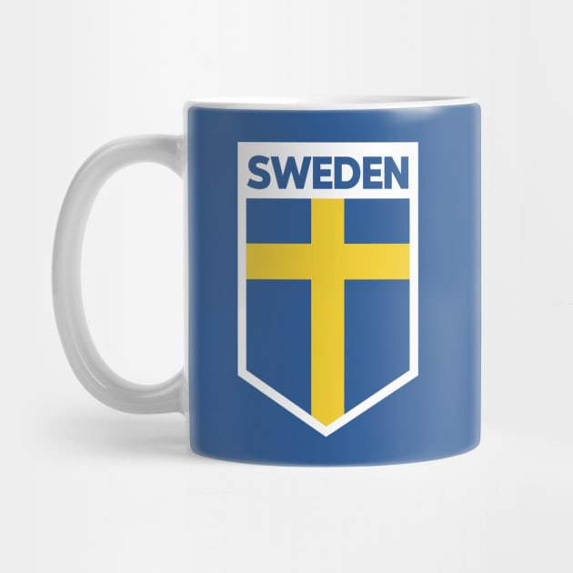 Sweden Flag Emblem by SLAG_Creative